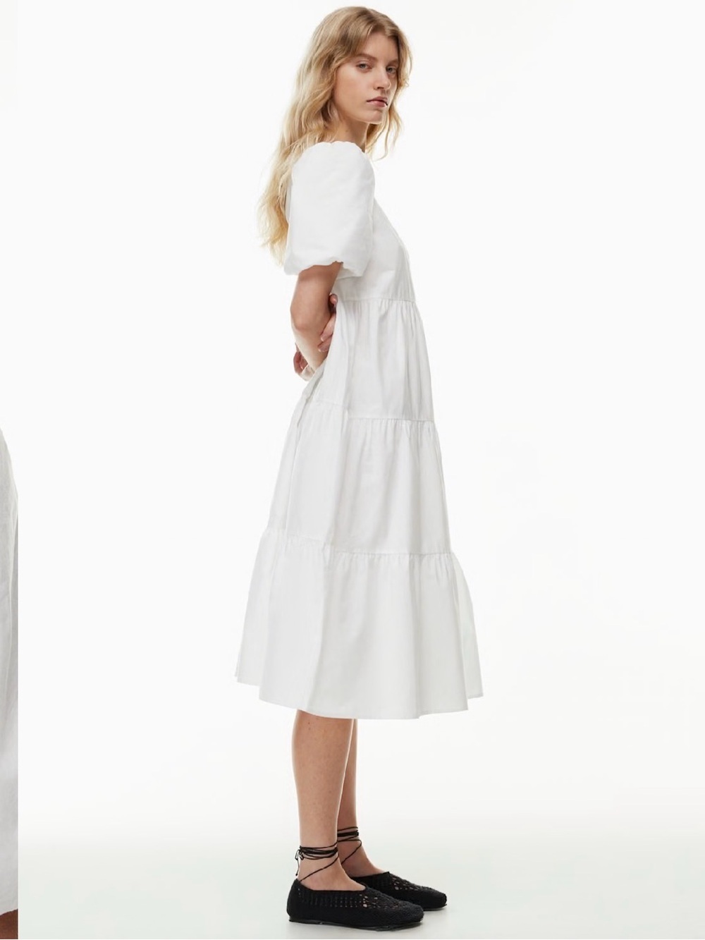 Aritzia Little Moon Poplin cotton Midi - Picture 4 of 8